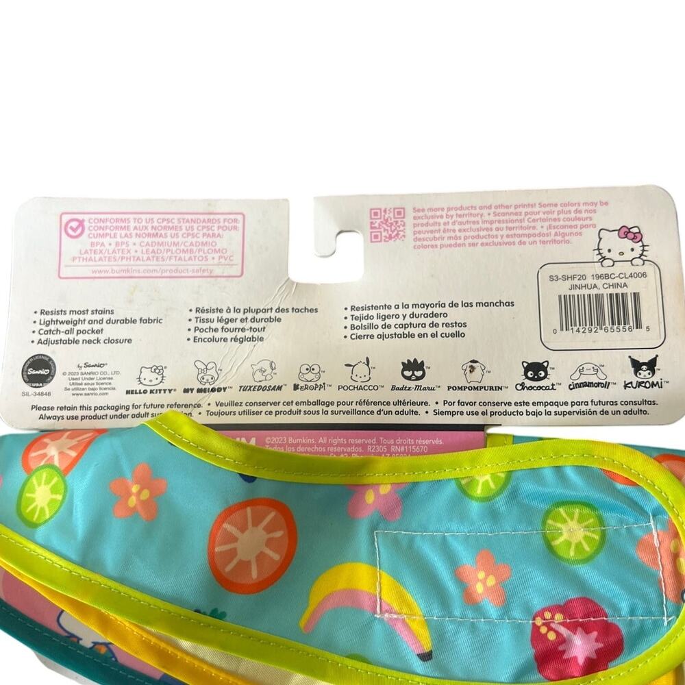 NWT Hello Kitty Superbib & Friends 6-24 Months - Picture 3 of 5